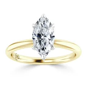 Elaine  - 18ct Yellow Gold - Marquise