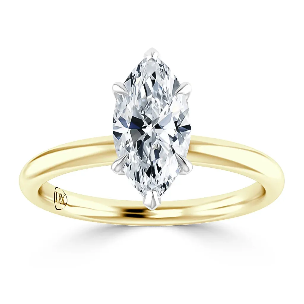 Elaine  - 18ct Yellow Gold - Marquise