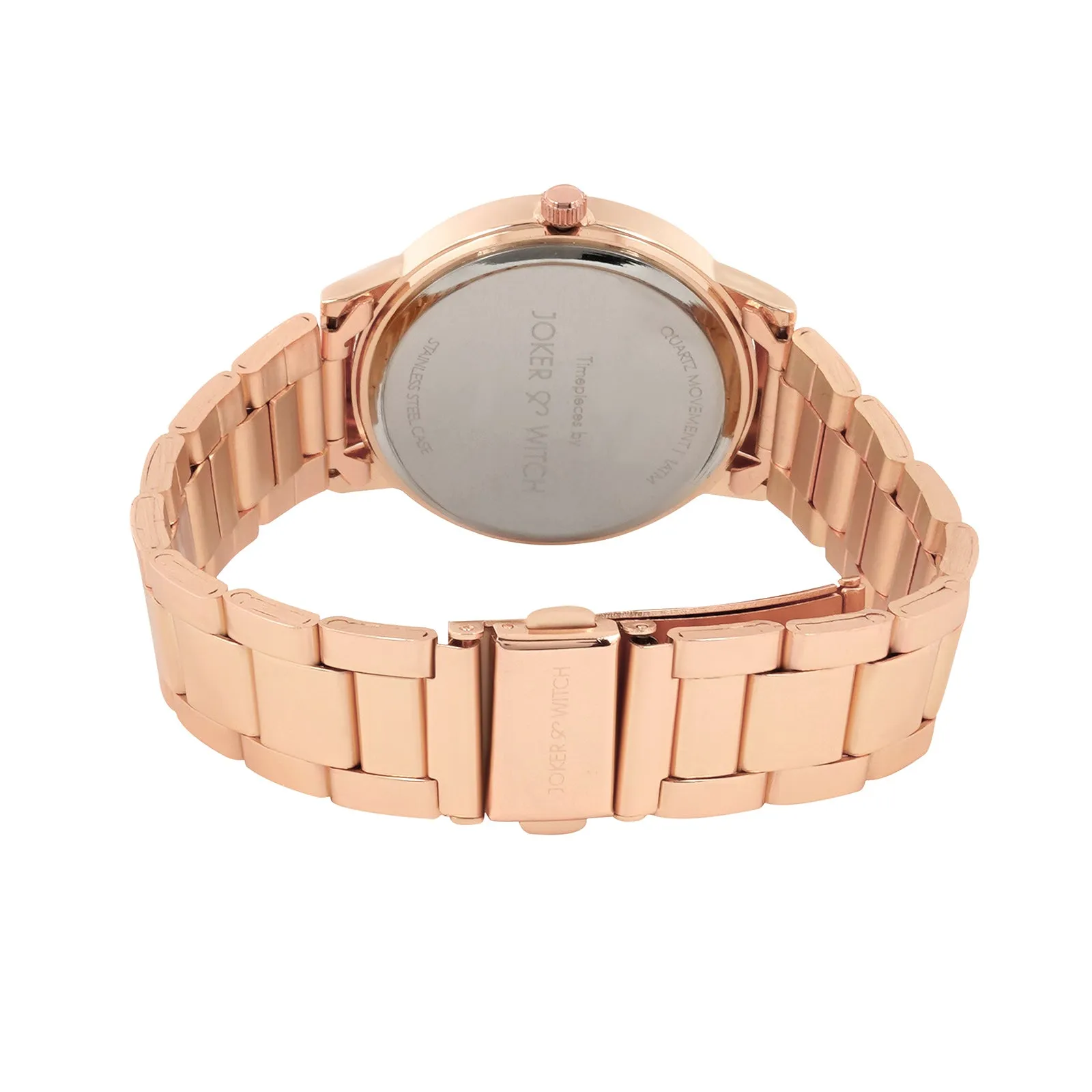 Euphoria Rosegold Watch Bracelet Stack