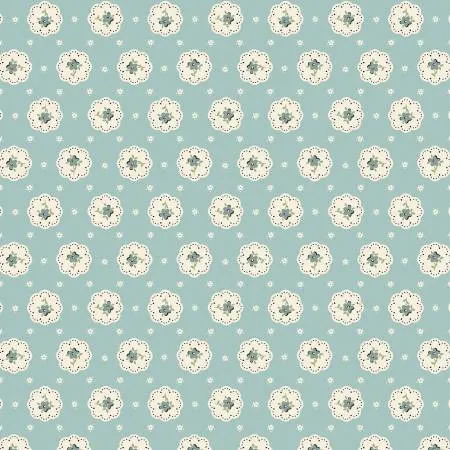 Fabric BAKE SALE BLUE by Elea Lutz from the My Favorite Things Collection for Poppie Cotton, # FT23705