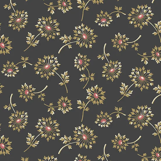 Fabric IRON DANDELION  from Moonstone Collection by Edyta Sitar for Andover, A-9449-K