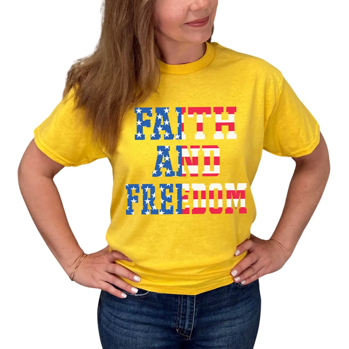 Faith And Freedom In America T-Shirt