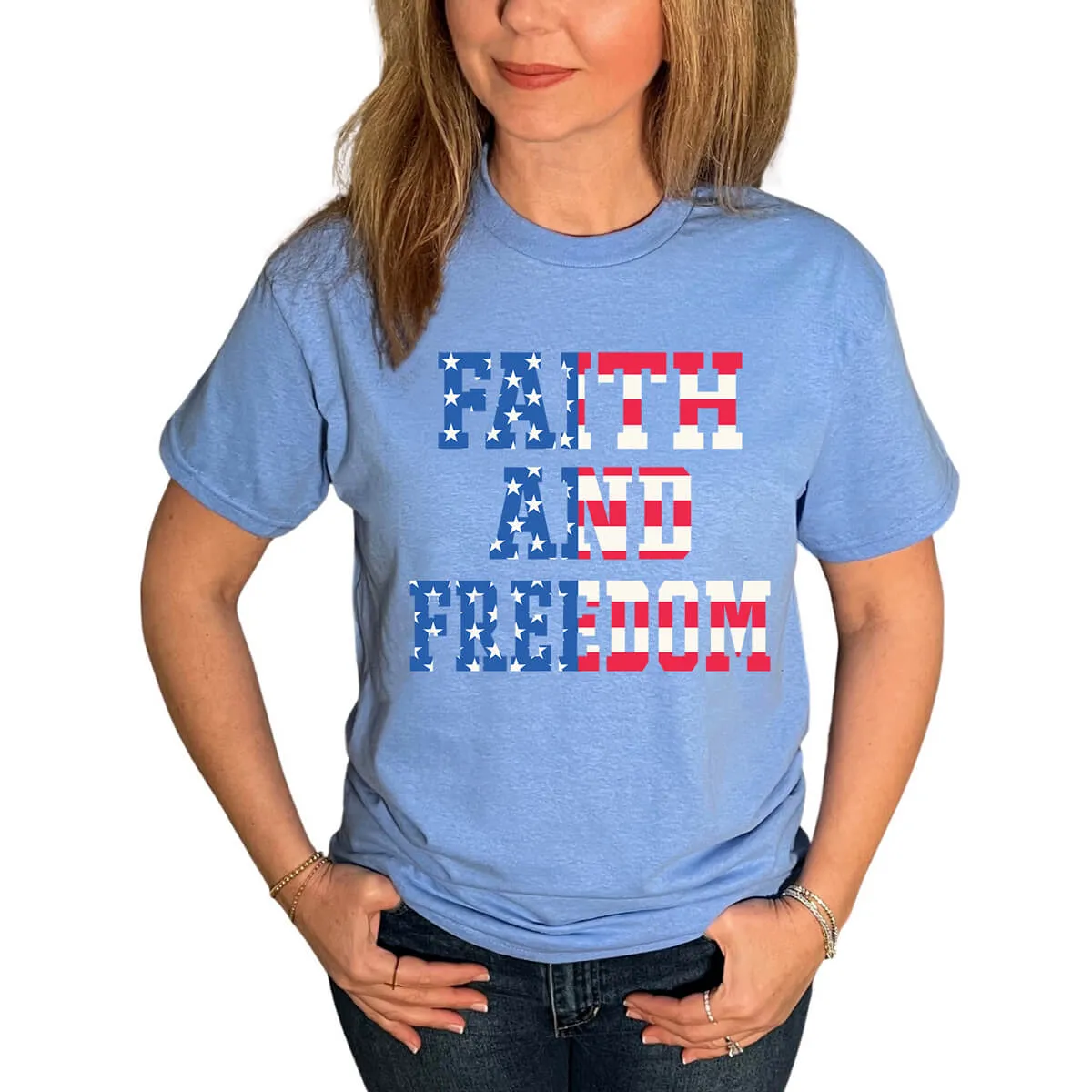 Faith And Freedom In America T-Shirt