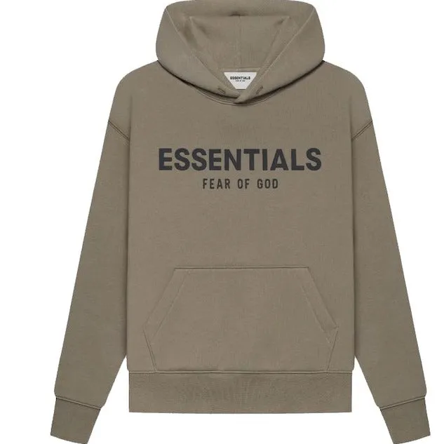 FEAR OF GOD ESSENTIALS HOODIE TAUPE KIDS/JR