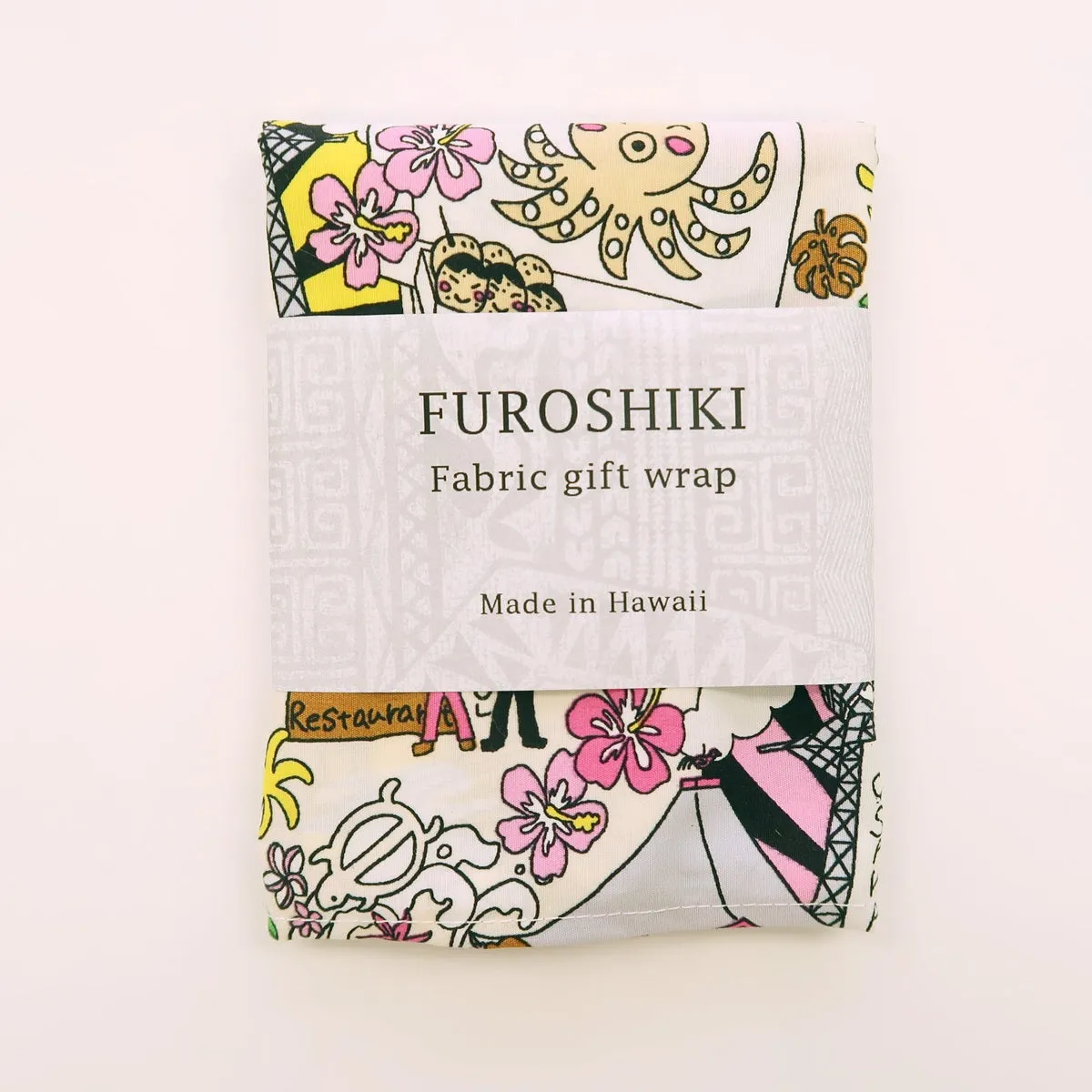 Fun Japanese Print Gift Wrap Furoshiki | Eco Wrapping Cloth Small