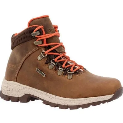 Georgia Women's Eagle Trail Waterproof Hiker Boot -Brown- GB00558