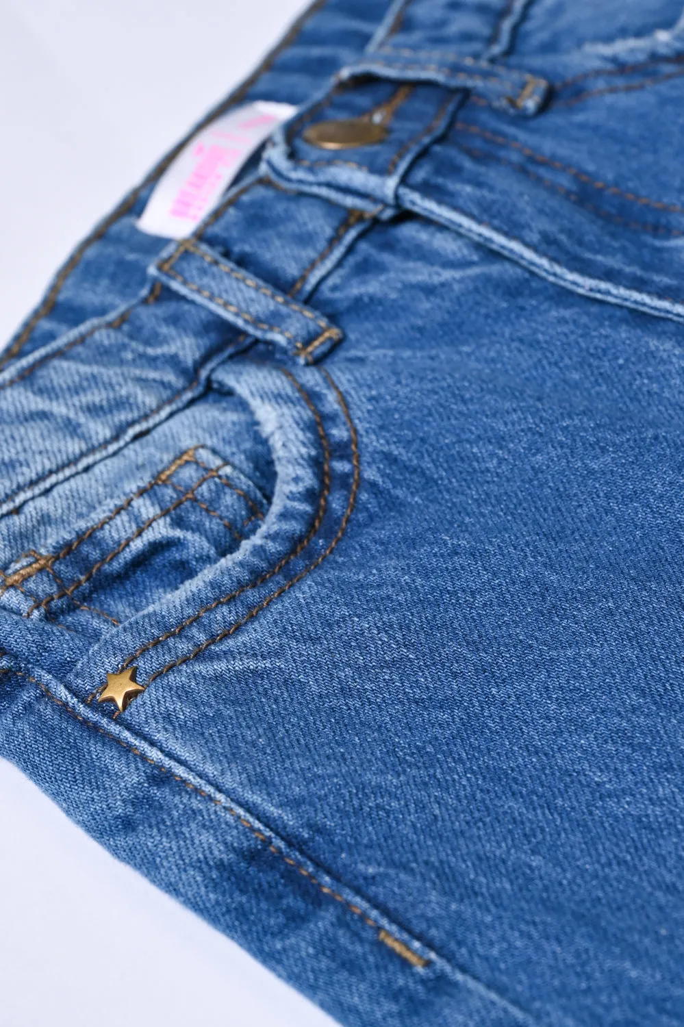 GIRLS CARGO STYLE DENIM