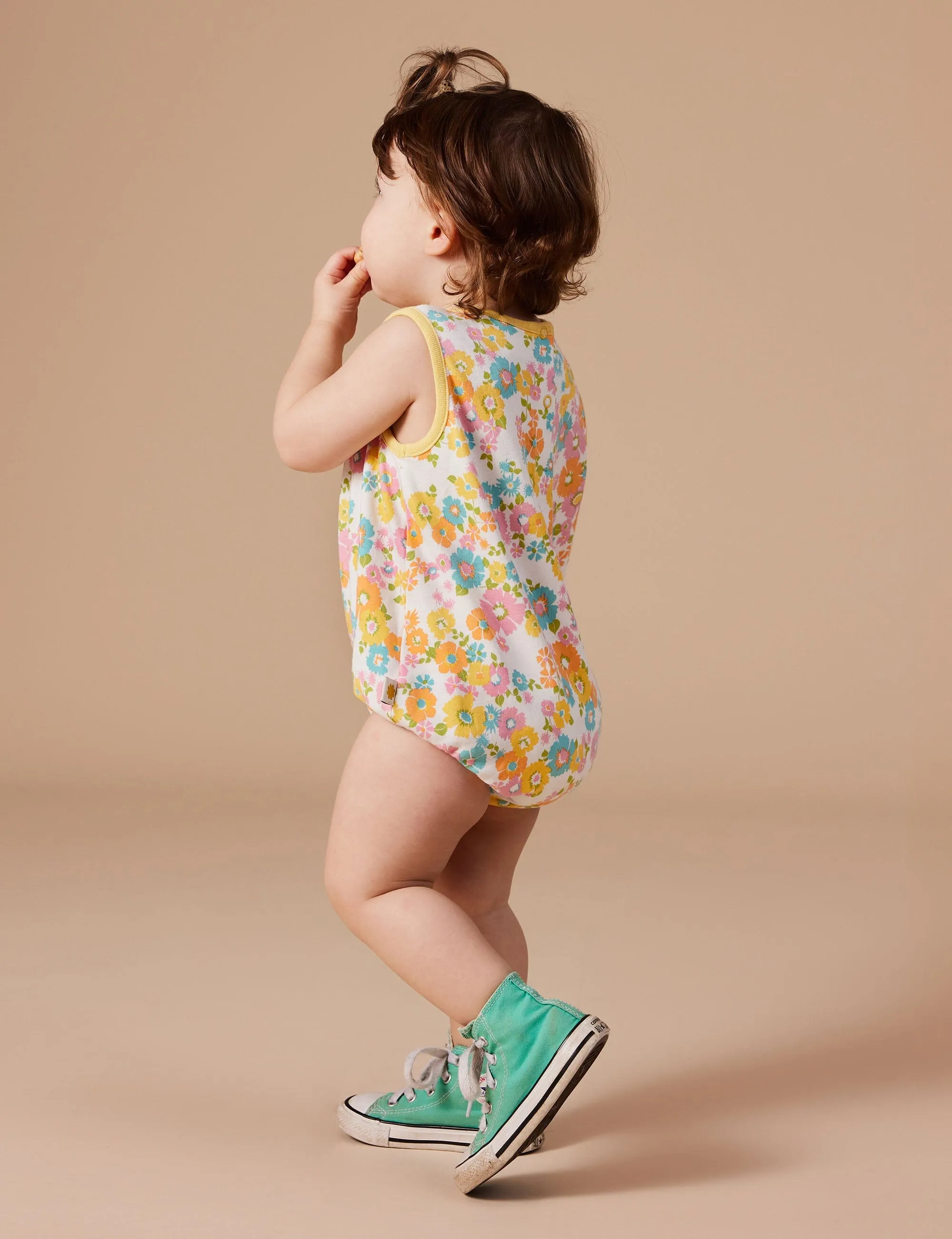 Goldie & Ace - Flower Child Bubble Romper