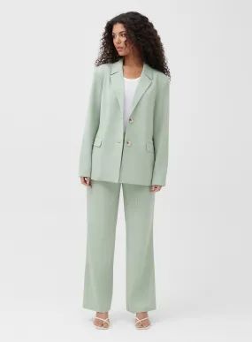 Green Wide Leg Trouser - Skylar