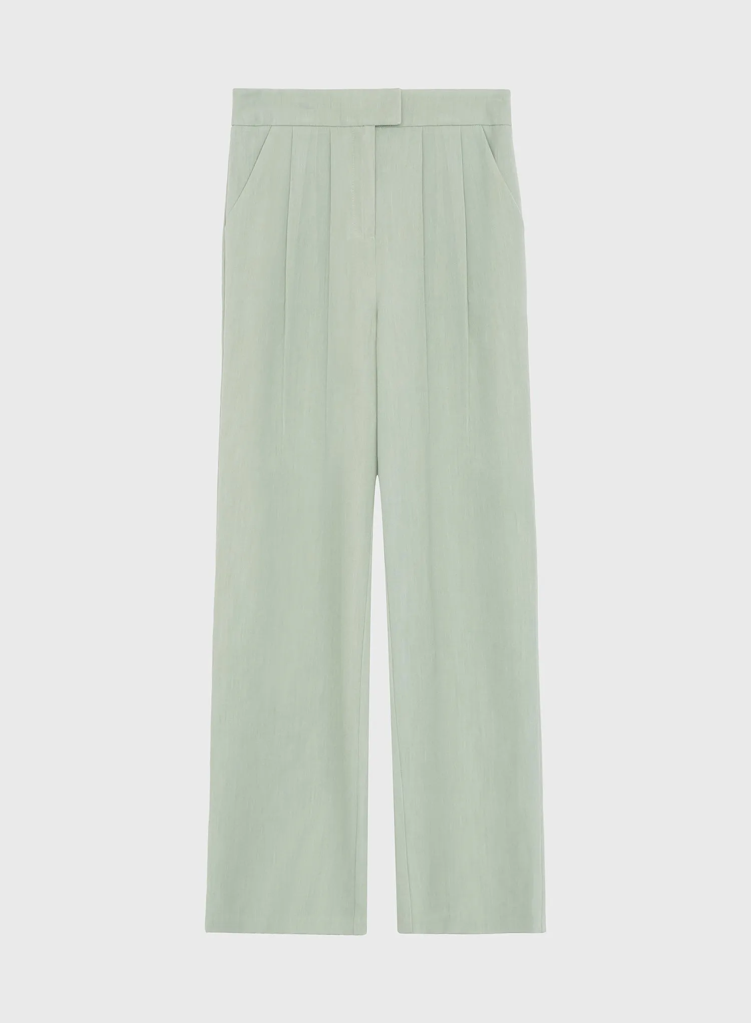 Green Wide Leg Trouser - Skylar