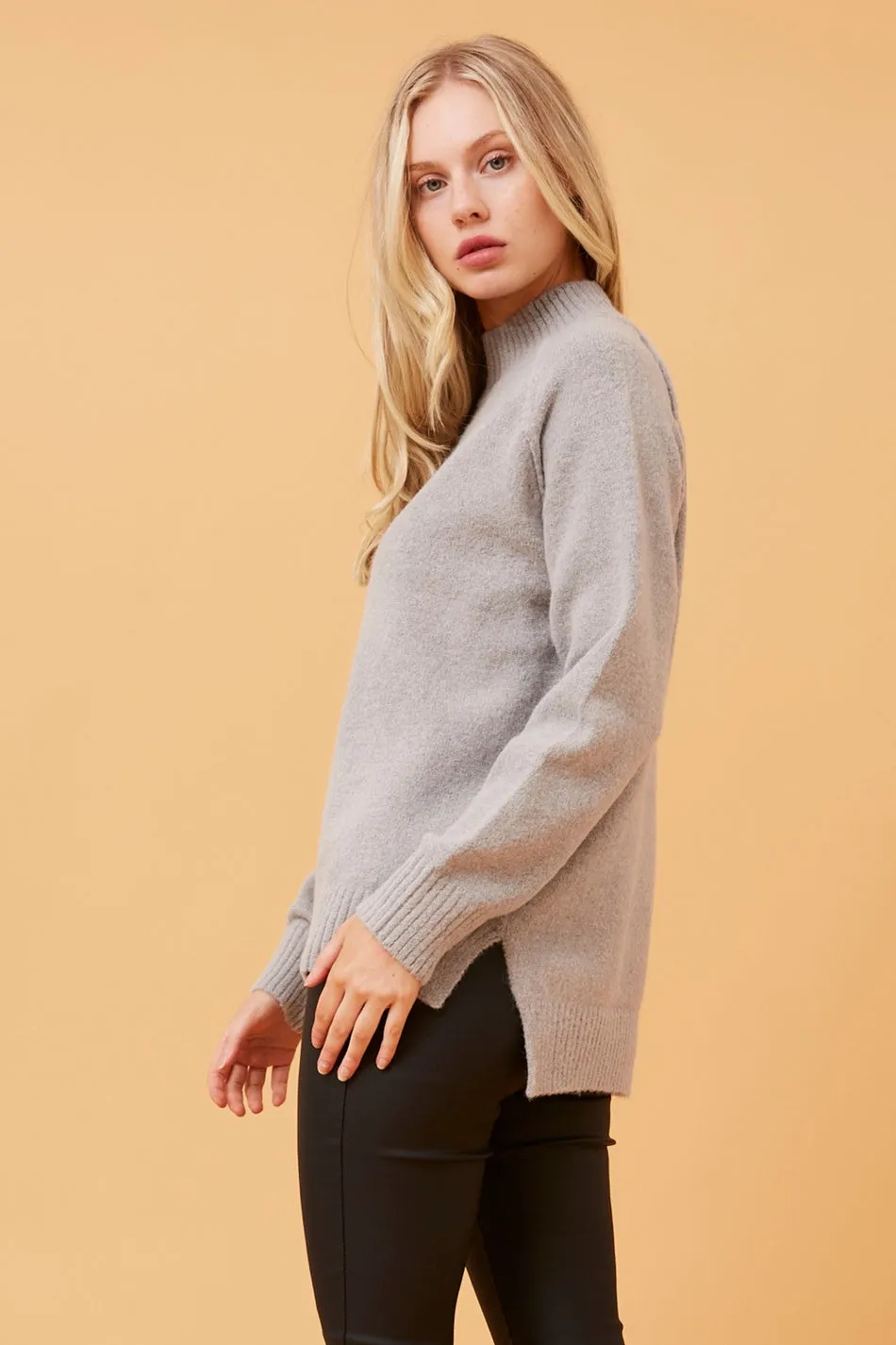 GRETCHEN SOLID KNIT JUMPER