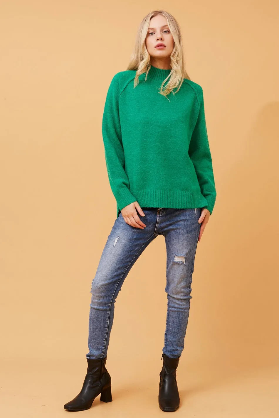 GRETCHEN SOLID KNIT JUMPER