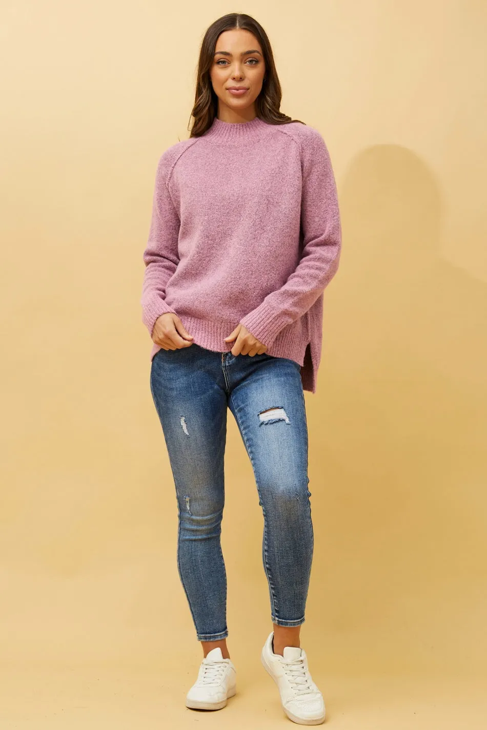 GRETCHEN SOLID KNIT JUMPER