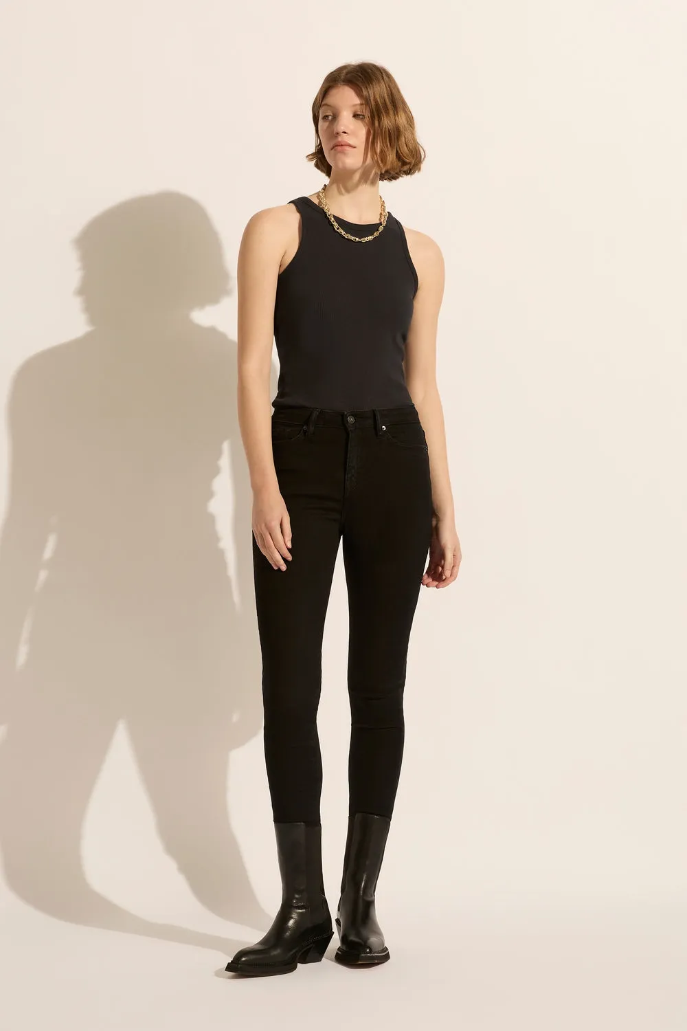 Harriet High Rise Skinny Jean - Black