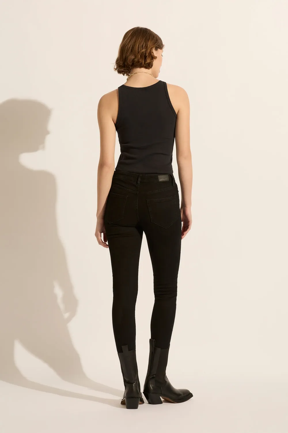 Harriet High Rise Skinny Jean - Black