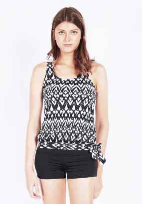 Hemmed Blouson Tankini Top (Athleiswim™) | Size XS & S Only