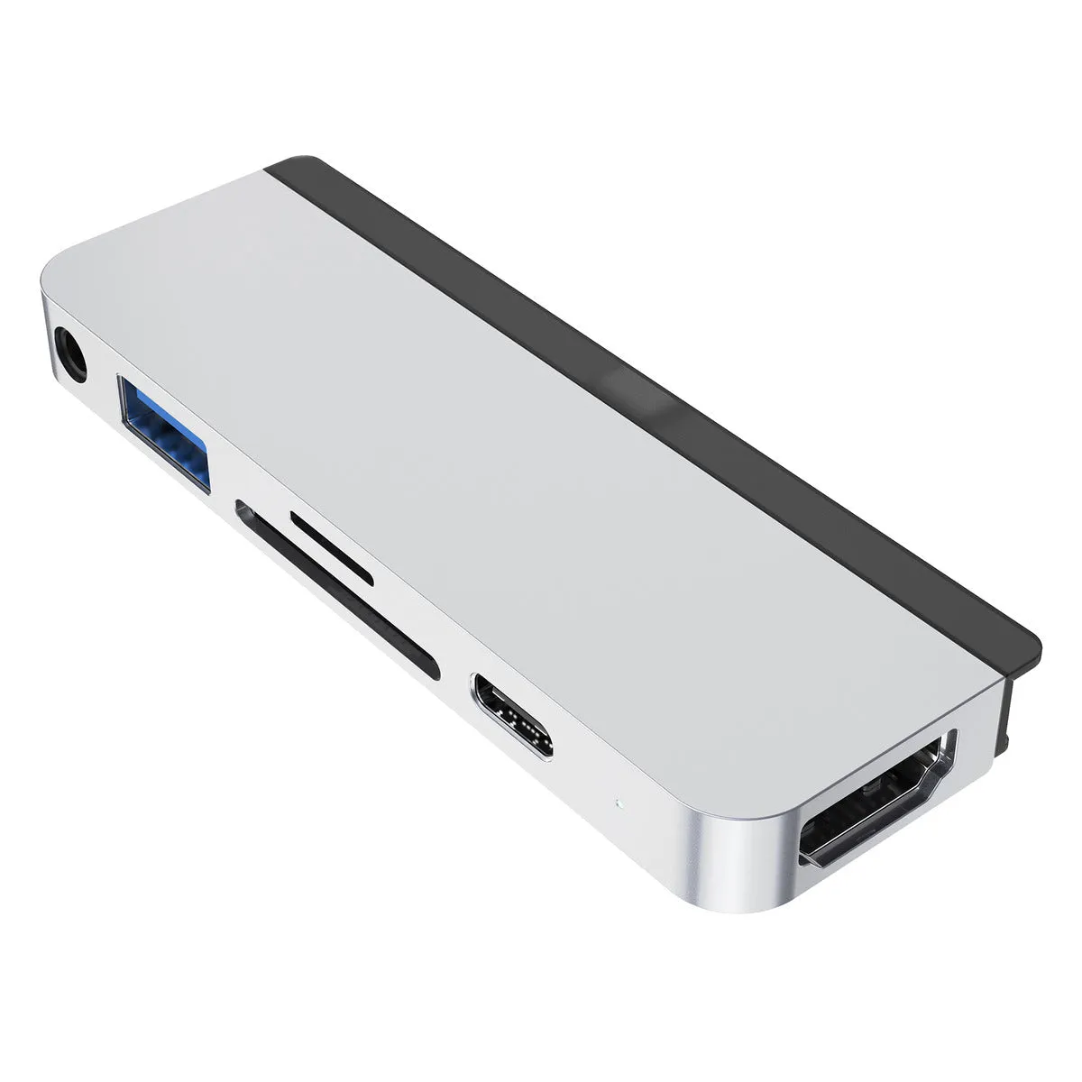 HyperDrive 6-in-1 USB-C Hub for iPad Pro/Air - Silver