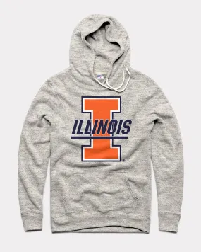 Illinois Block "I" Athletic Grey Hoodie