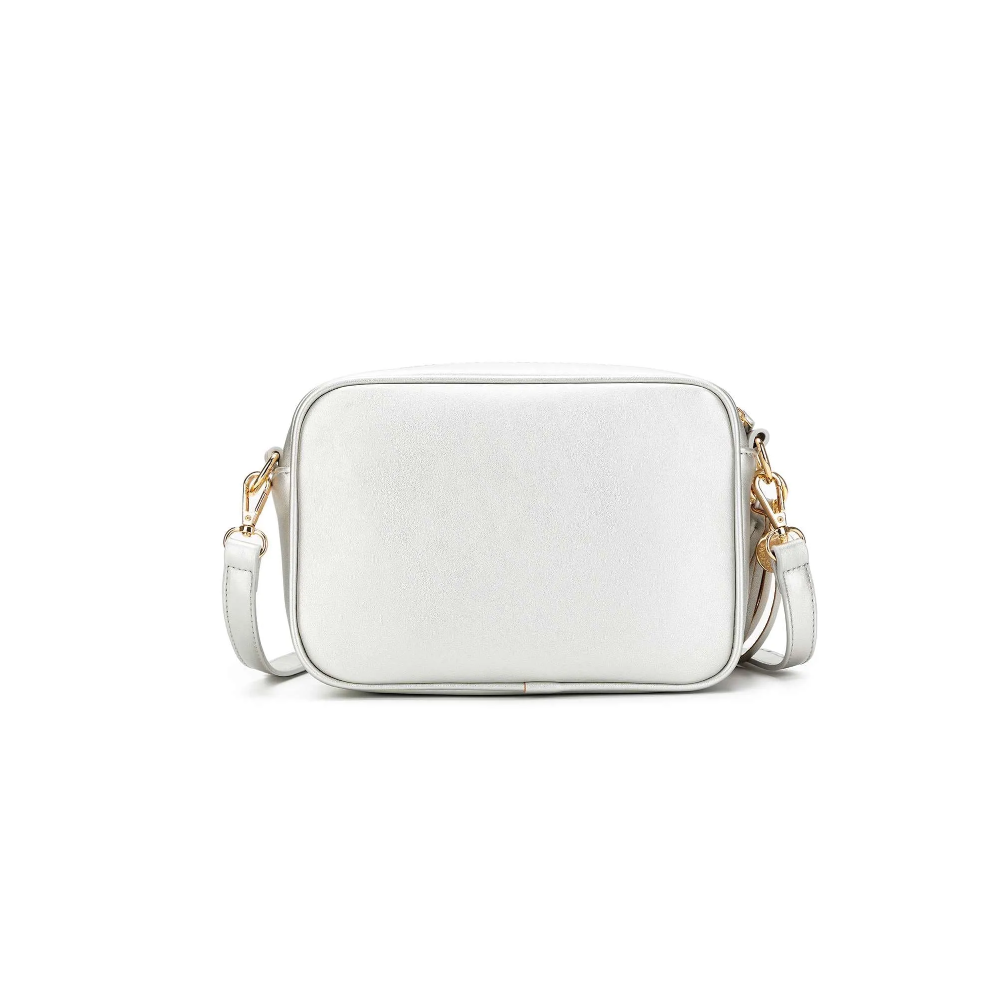 Indie Silver Crossbody Bag