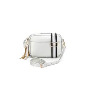 Indie Silver Crossbody Bag