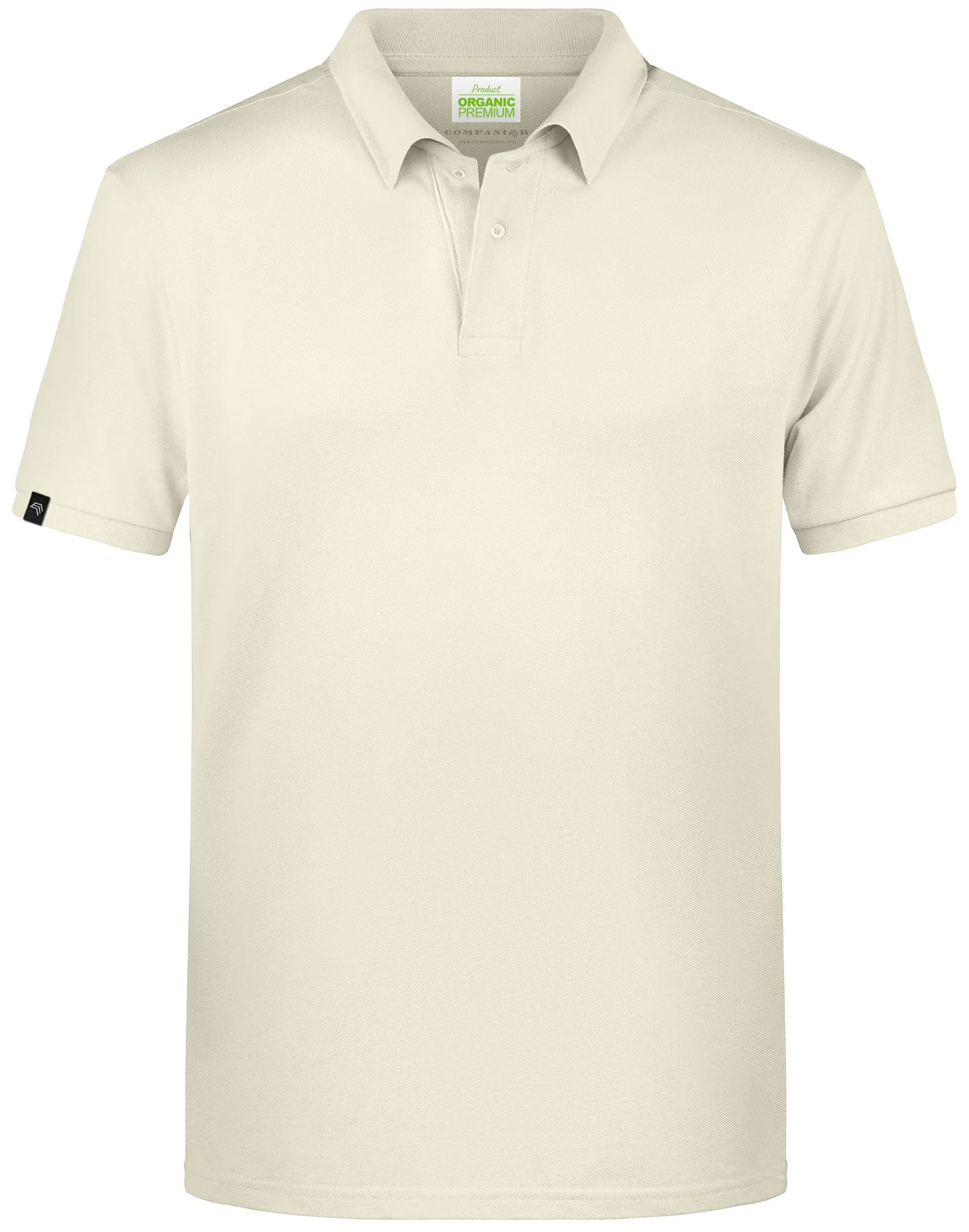 JAN 8010 ― Herren Bio-Baumwolle Polo Shirt - Vanilla Gelb