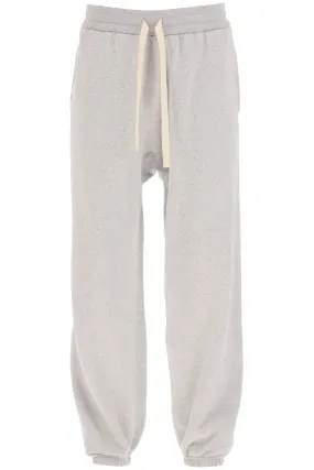 JIL SANDER cotton drawstring sweatpants