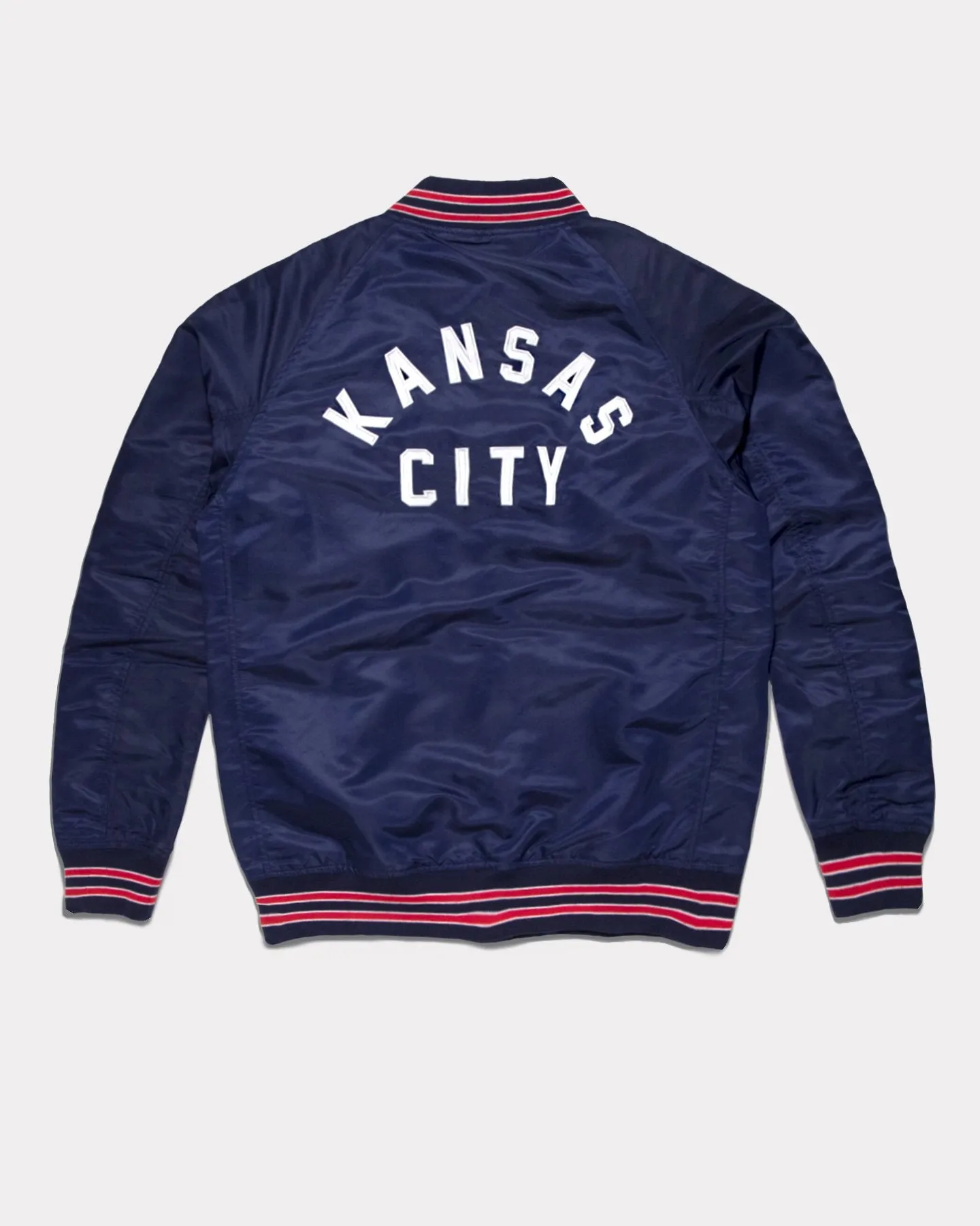 Kansas City Heart Vintage Navy Varsity Jacket