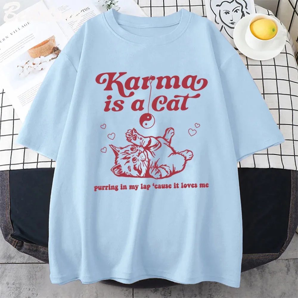 Karma Is A Cat Tee