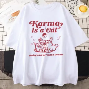 Karma Is A Cat Tee