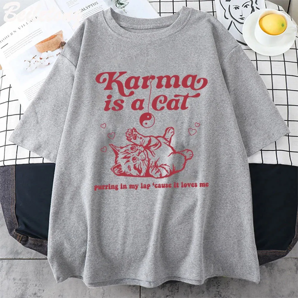 Karma Is A Cat Tee