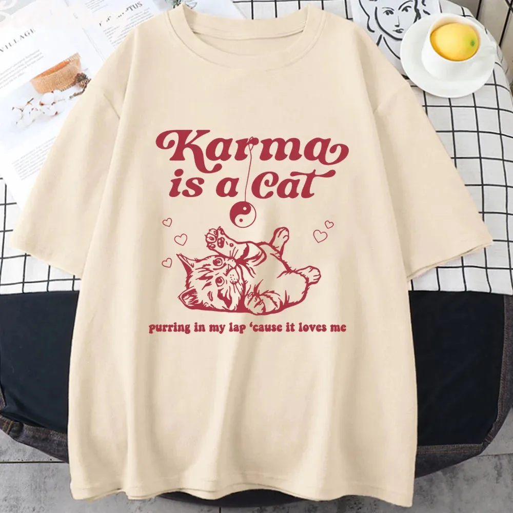 Karma Is A Cat Tee