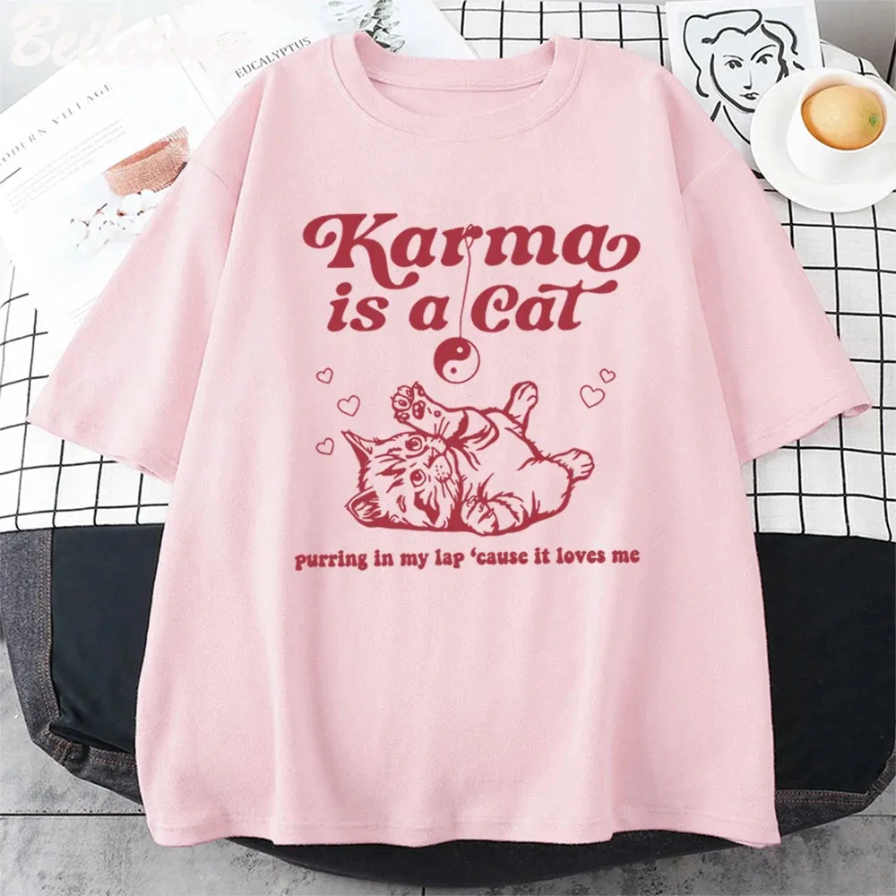 Karma Is A Cat Tee