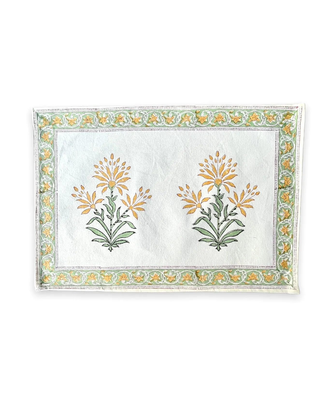 Kirsten Hand Block Print Table Mat Set