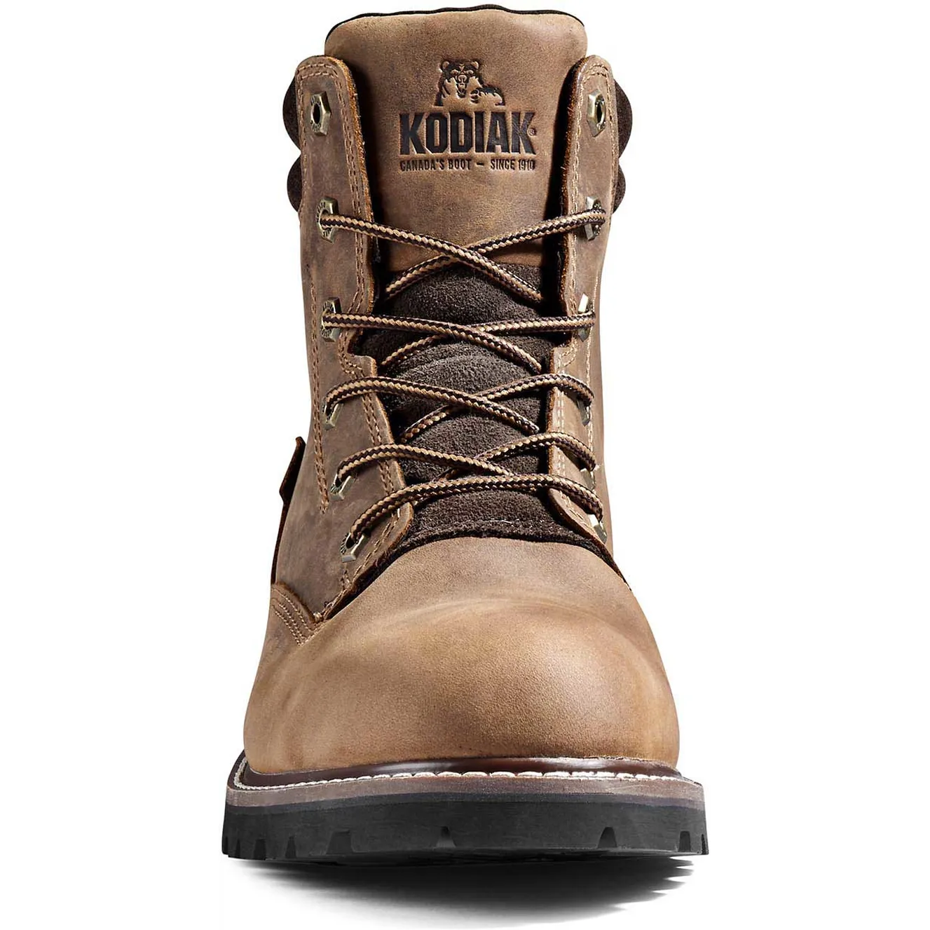 Kodiak Men's Mckinney 6 WP Slip Resist Safety Work Boot -Brown- 4TDQBN