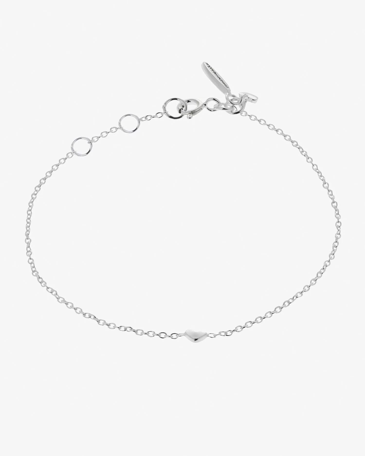 Loving Heart drop bracelet silver