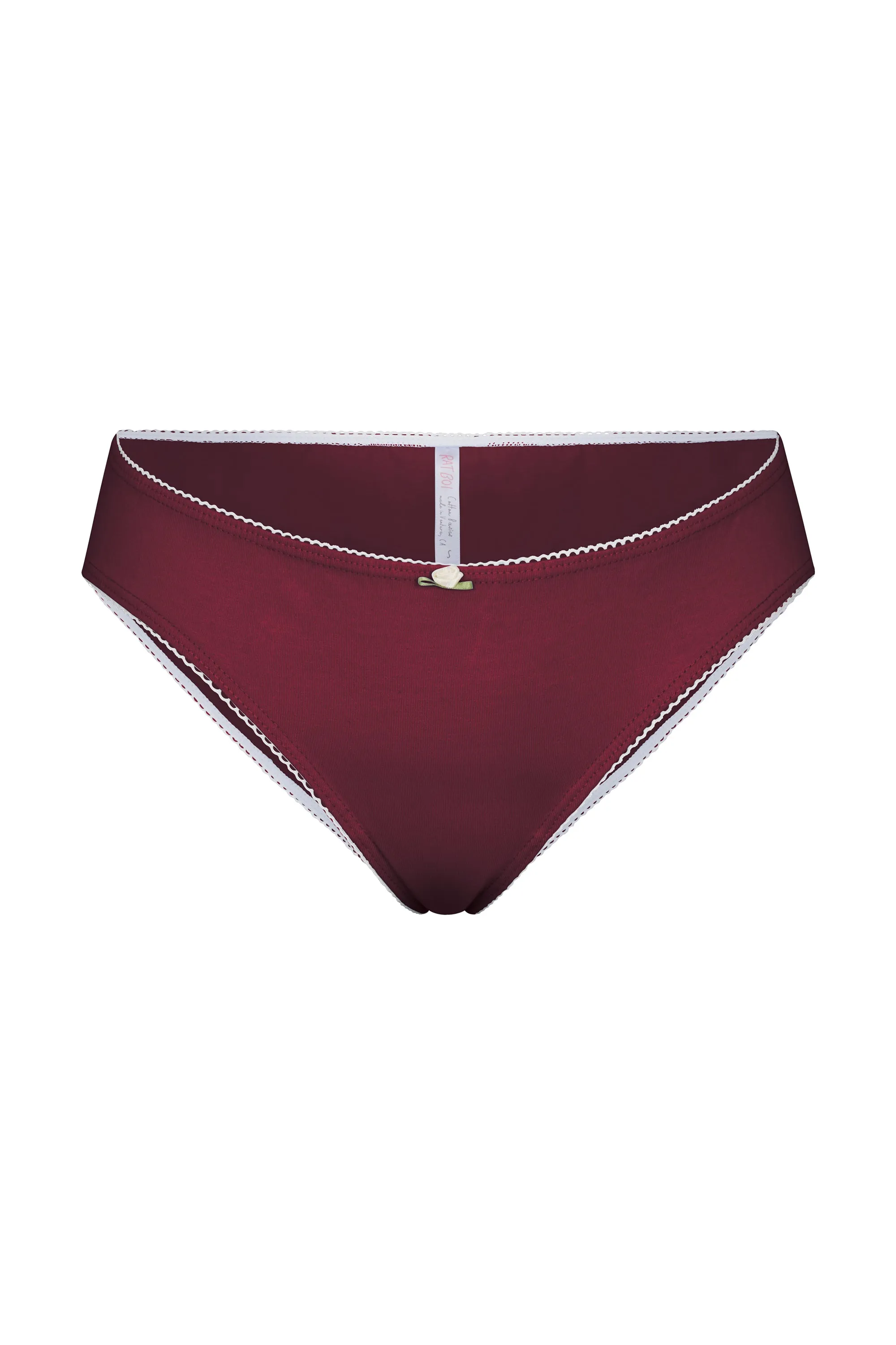 LOW RISE UNDERWEAR IN BORDEAUX