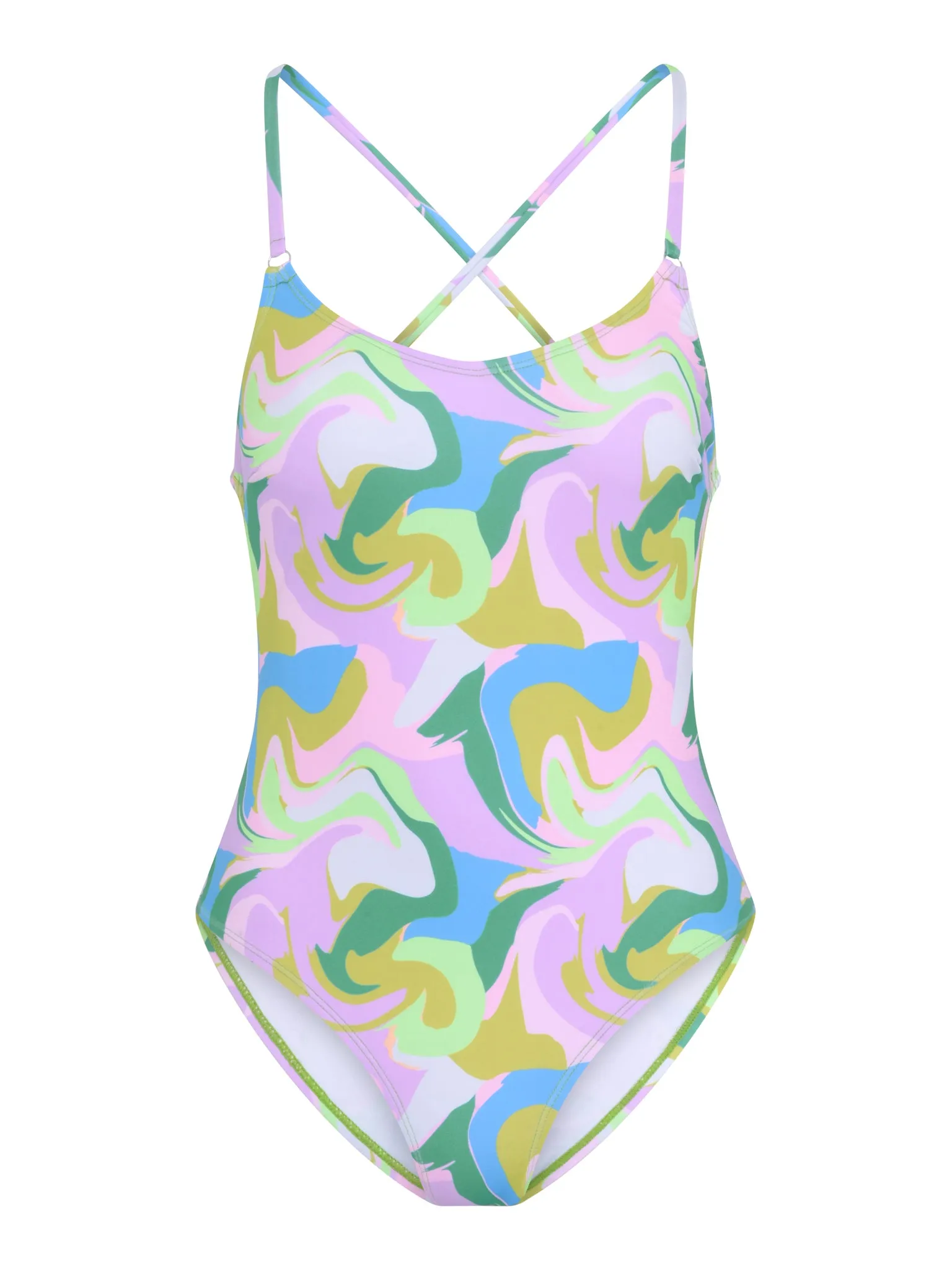 Maribel Marble Print Swimsuit