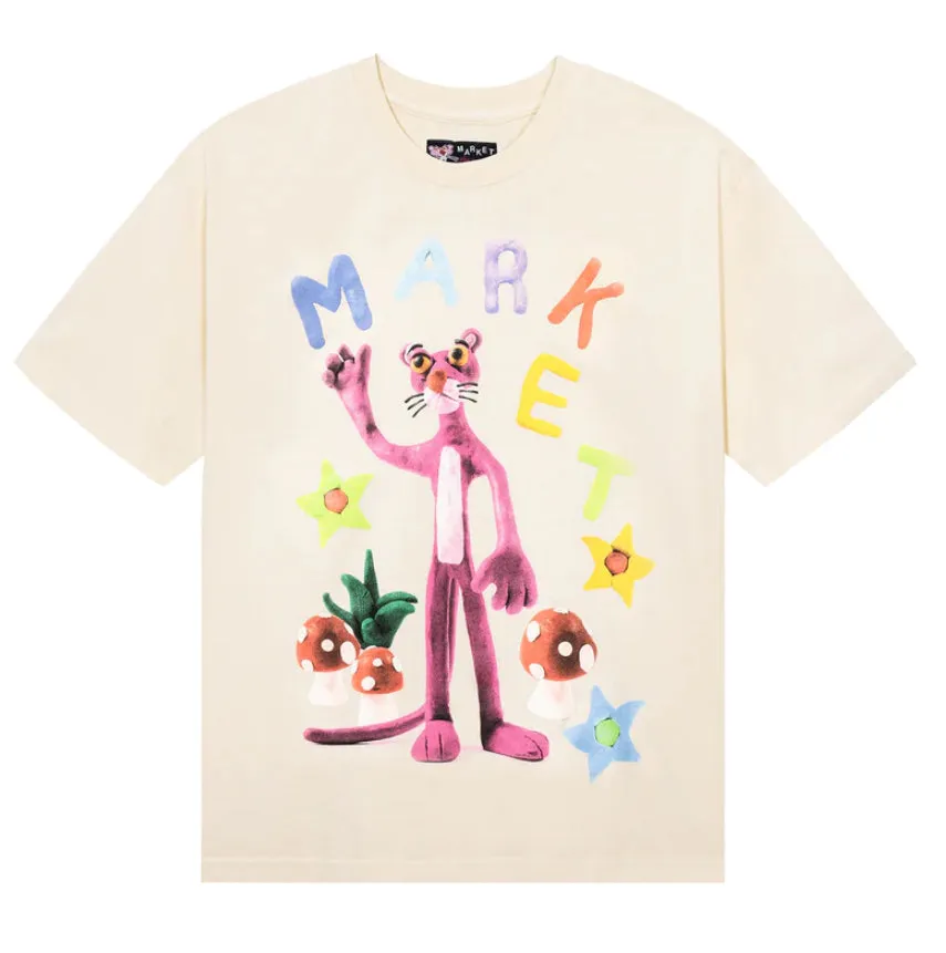 Market Pink Panther Nostalgia Tee Ecru