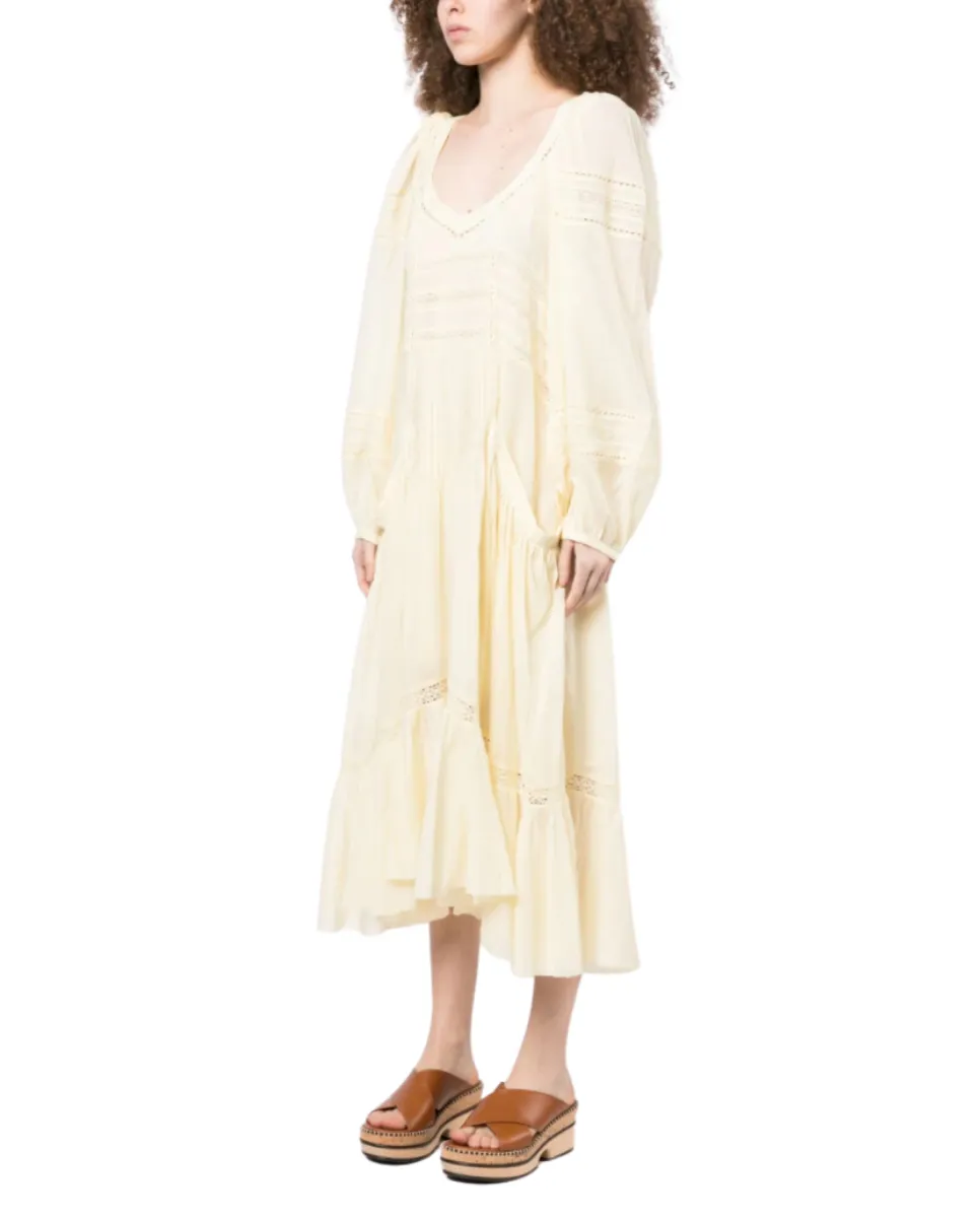 Melia Dress In Light Yellow