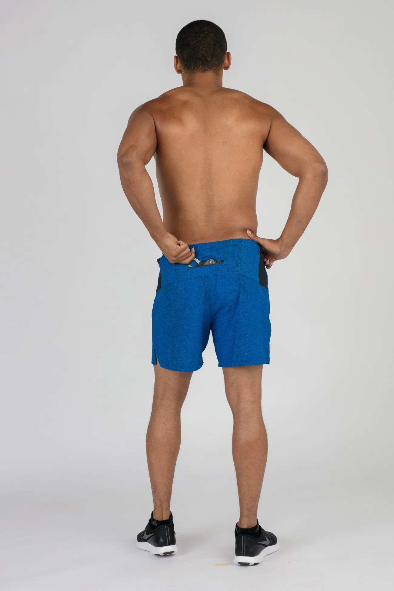 Men's 2-N-1 5 Inch Ultra Running Shorts- CYPHER ELECTRIC