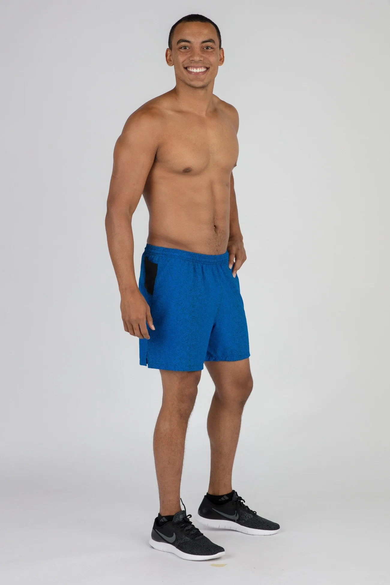 Men's 2-N-1 5 Inch Ultra Running Shorts- CYPHER ELECTRIC