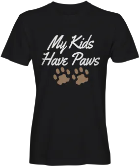 My Kids Have Paws Unisex T-shirts