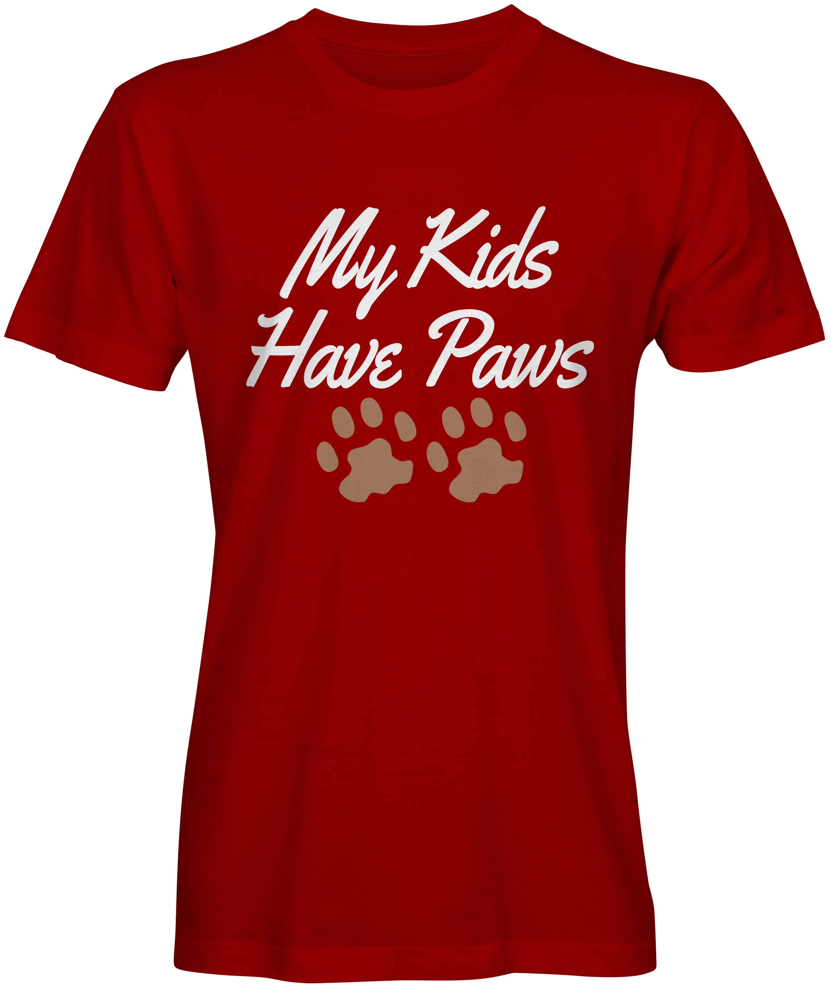 My Kids Have Paws Unisex T-shirts