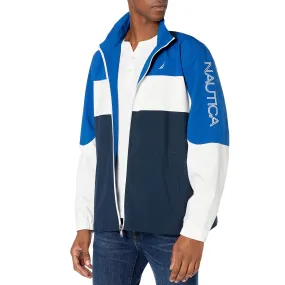 Nautica Men's Lightweight Water and Wind Resistant Jacket - NAVY/MARINE