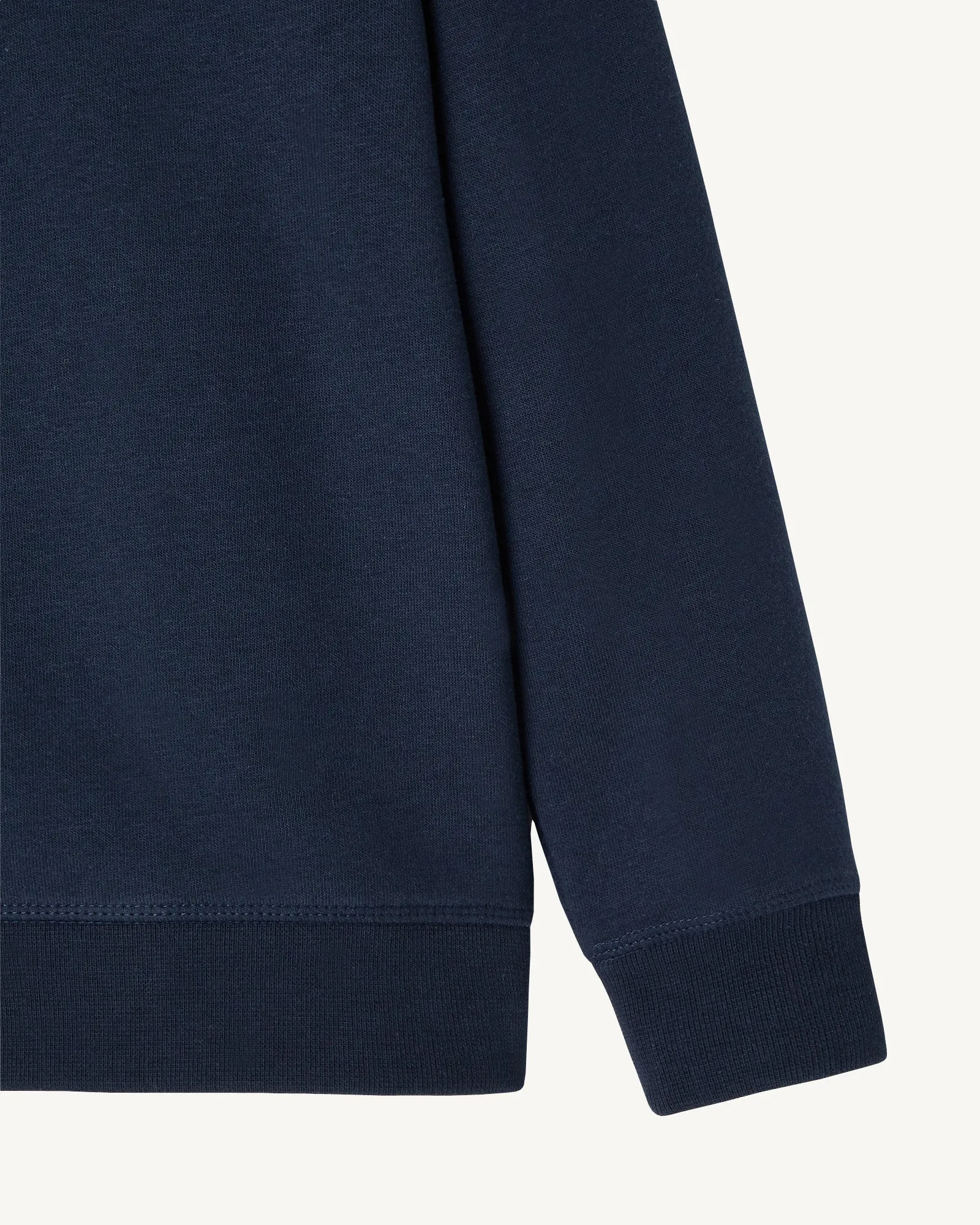 Navy Barcelos kid's organic cotton sweatshirt