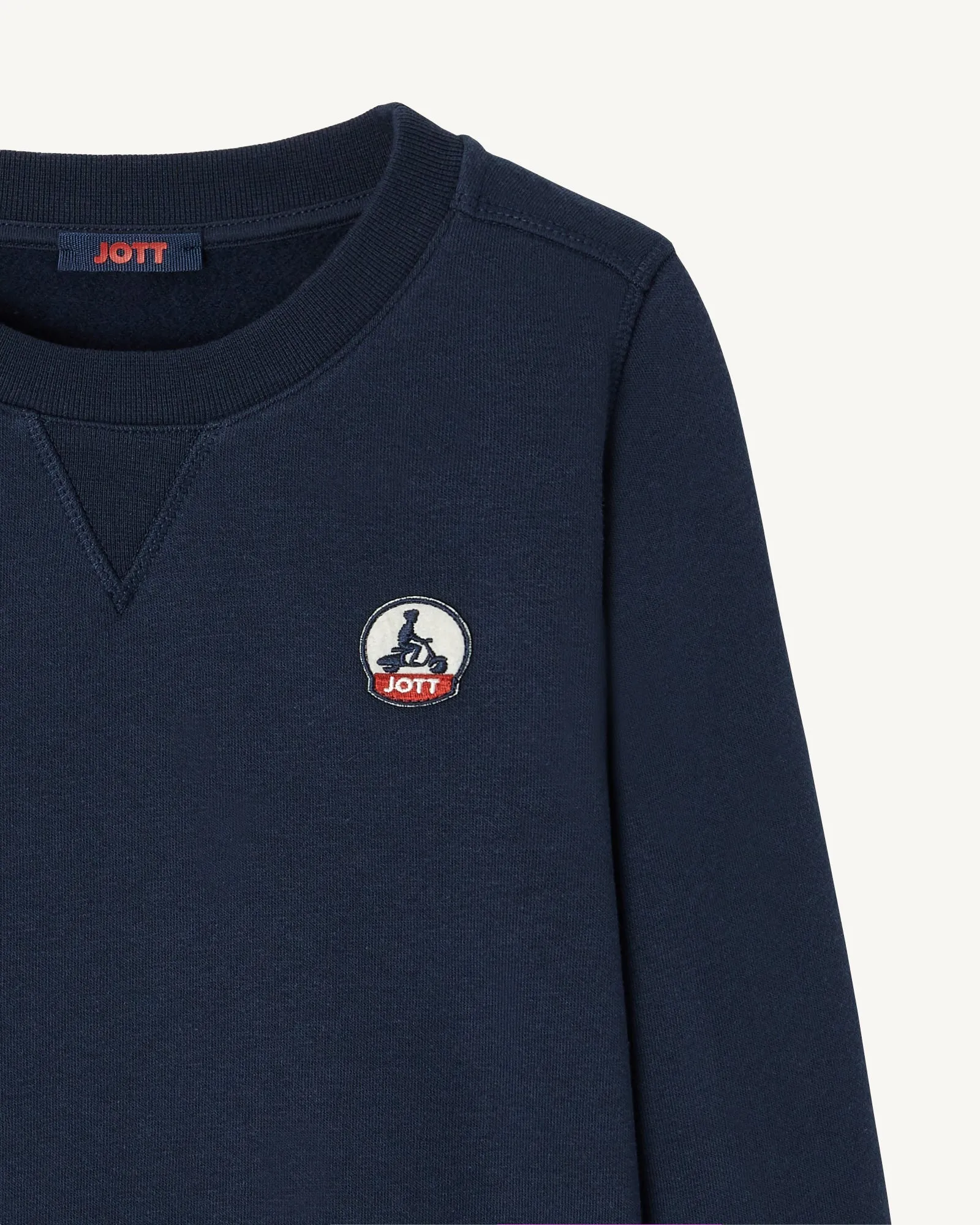 Navy Barcelos kid's organic cotton sweatshirt