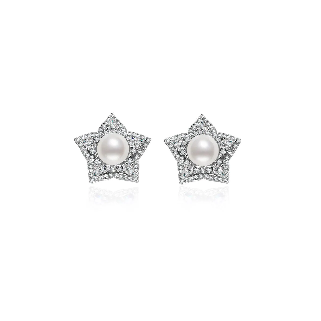 Ocean Star Freshwater Pearl Earrings WE00086