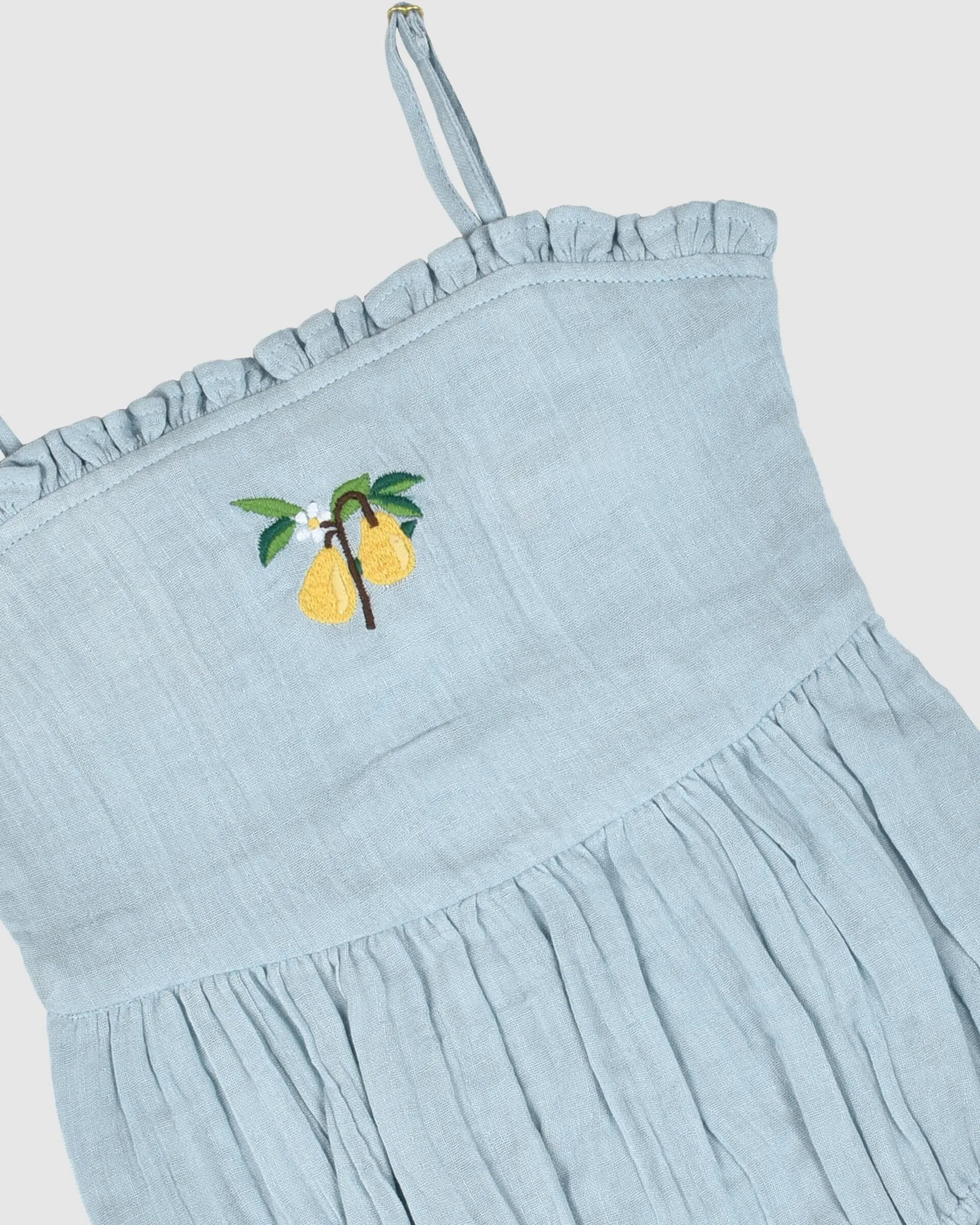 Olivia Playsuit - Baby Blue Pear