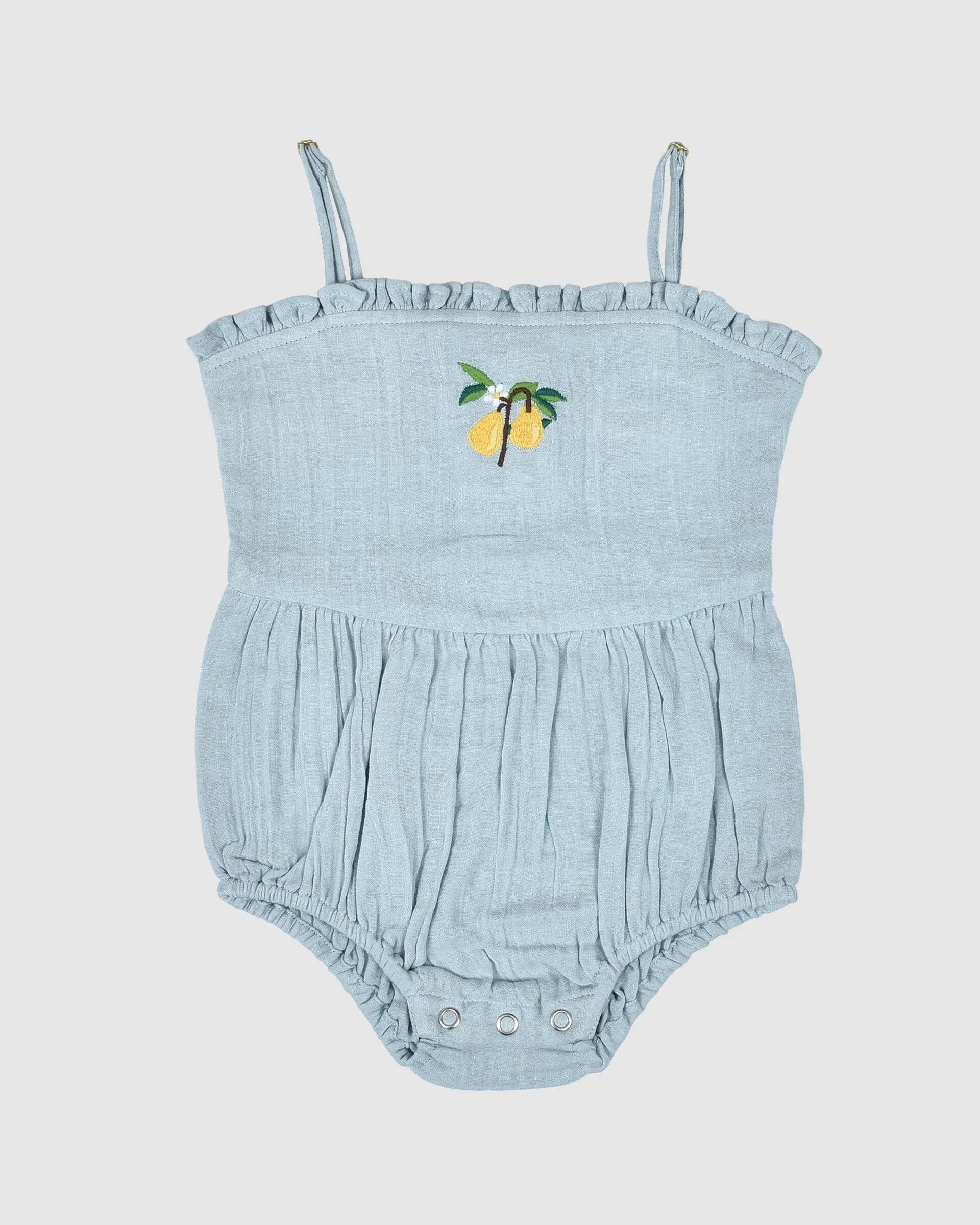 Olivia Playsuit - Baby Blue Pear