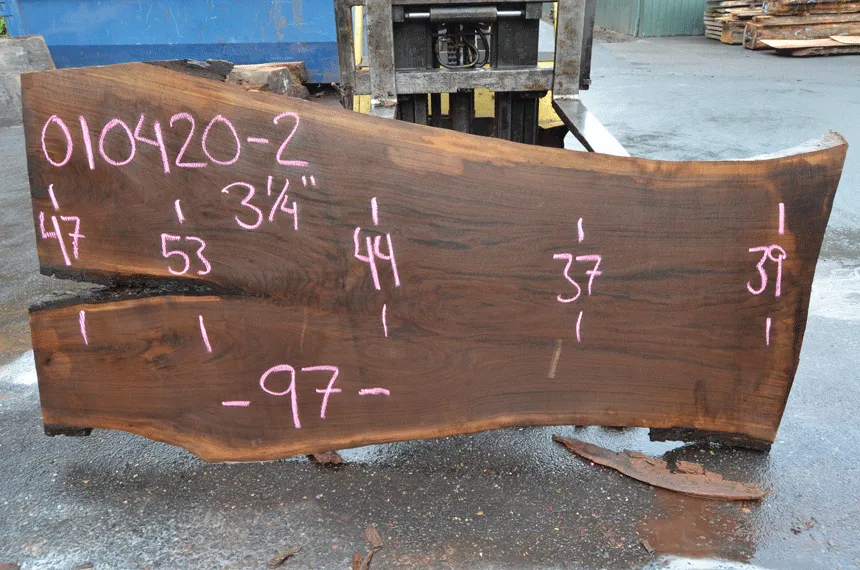 Oregon Black Walnut Slab 010420-02